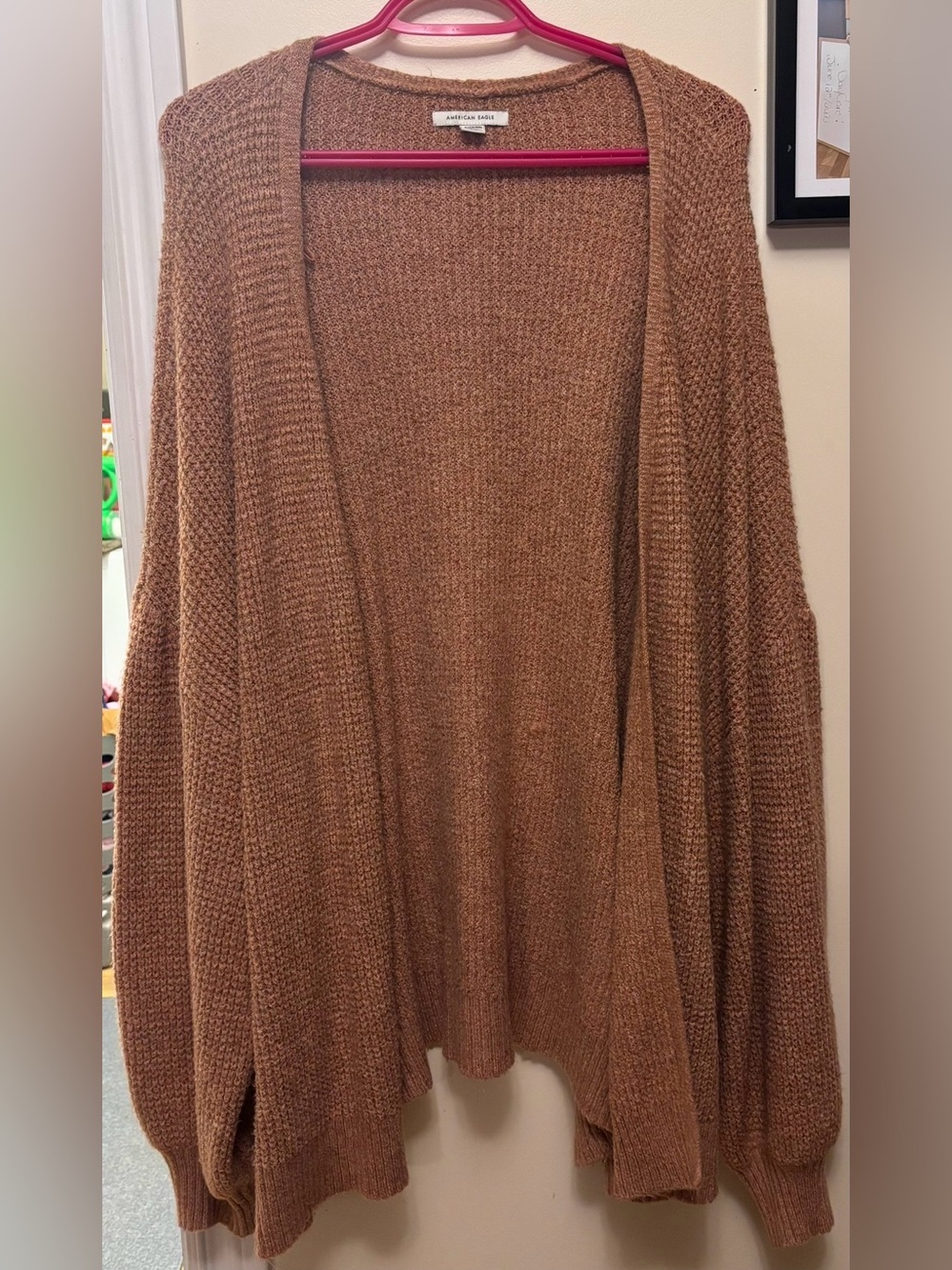 American Eagle Outfitters Open-Front Knit Cardigan Sweater